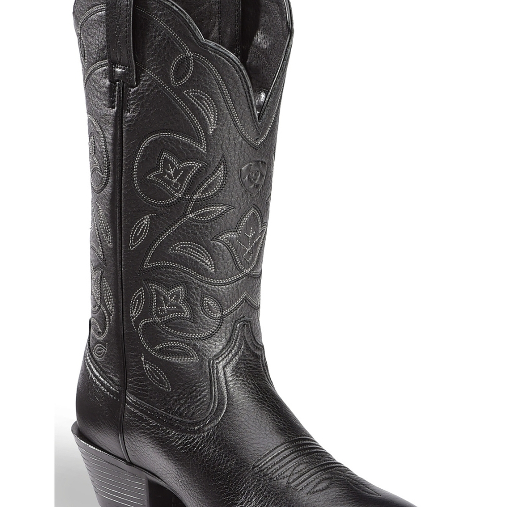 Ariat Women's Black Embroidered Heeled Boots